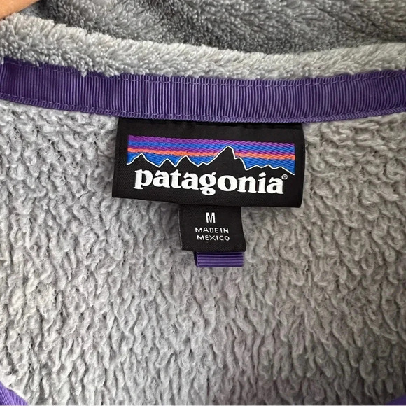 Patagonia Re-Tool Fleece Snap-T Pullover Sweater Size Medium - Picture 5 of 12